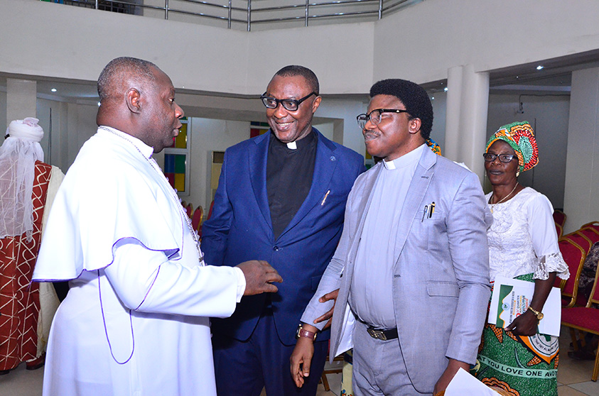 CAN President His Eminence Arch Bishop Daniel Okoh, The Venerable Dr Princewill O Ireoba
